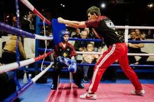 Narożnik podczas Quick Shot Kickboxing League